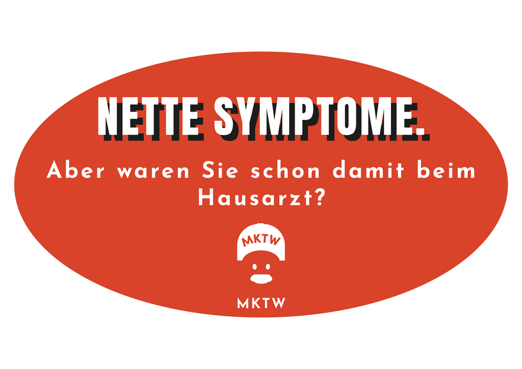 Sticker "Nette Symptome"