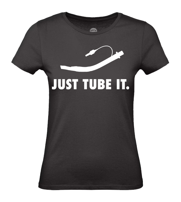 T-Shirt „ JUST TUBE IT.“ - Larynxtubus