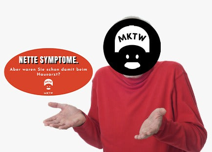 Sticker "Nette Symptome"